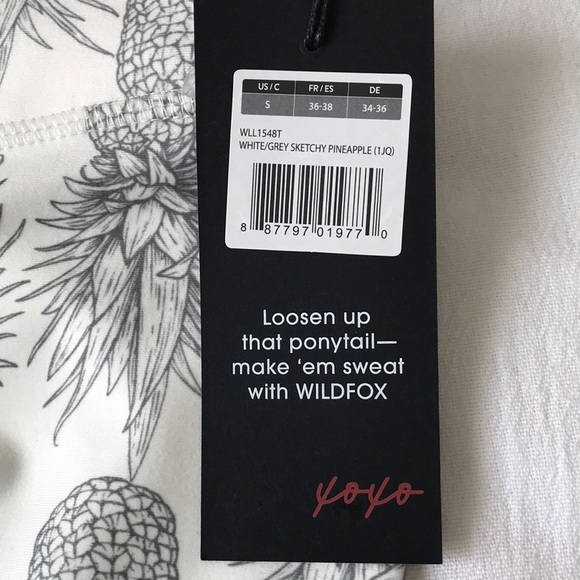 Wildfox Sweat Pineapple Contender Workout leggings - Picture 9 of 11